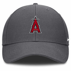 Gray Los Angeles Angels Nike Club Performance Adjustable Hat