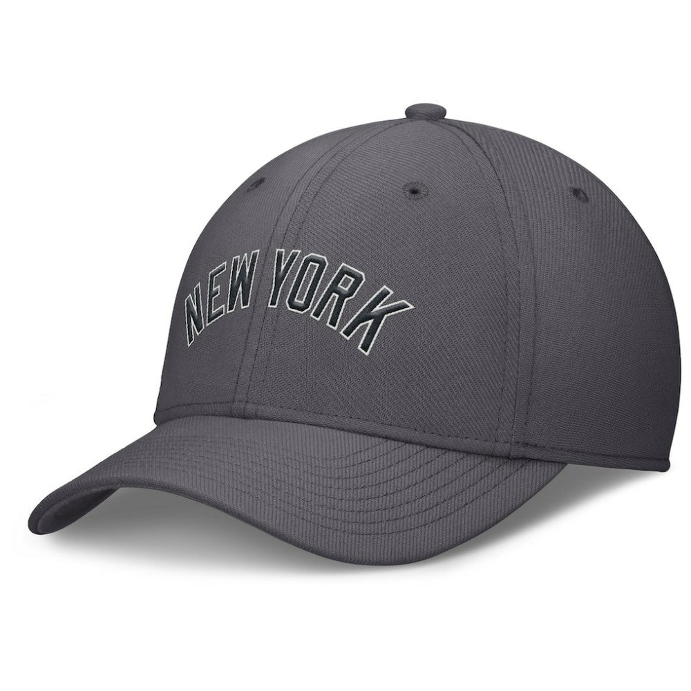 Gray New York Yankees Nike Swoosh Performance Flex Hat