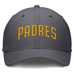 Gray San Diego Padres Nike Swoosh Performance Flex Hat