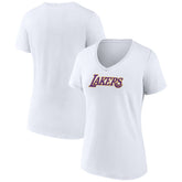 Los Angeles Lakers Women's Wordmark Home V-Neck T-Shirt