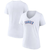Oklahoma City Thunder Women's Wordmark Home V-Neck T-Shirt