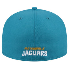 Throwback Logo Omaha 59FIFTY Fitted Hat - Jacksonville Jaguars Hats