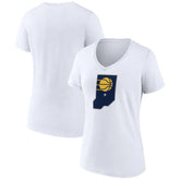 Indiana Pacers Women's Alternate Logo V-Neck T-Shirt