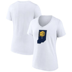 Indiana Pacers Women's Alternate Logo V-Neck T-Shirt