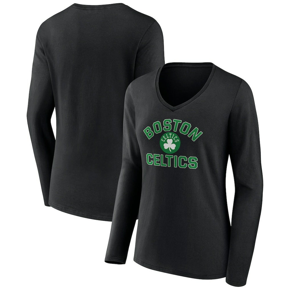 Boston Celtics Women's Overtime V-Neck Long Sleeve T-Shirt