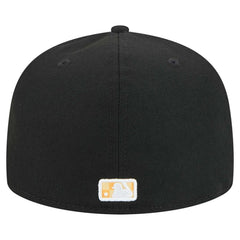 Black Pittsburgh Pirates New Era Checkered Undervisor 59FIFTY Fitted Hat