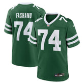 Olu Fashanu Player Game Jersey - New York Jets Jerseys