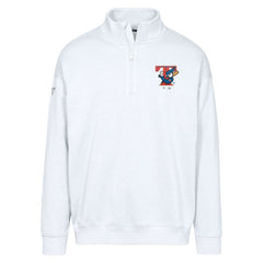 White Toronto Blue Jays Levelwear Murray Core Logo Quarter-Zip Pullover Top