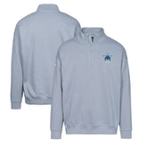 Gray Seattle Mariners Levelwear Murray Core Logo Quarter-Zip Pullover Top