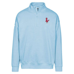Light Blue St. Louis Cardinals Levelwear Murray Core Logo Quarter-Zip Pullover Top
