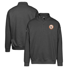 Black Baltimore Orioles Levelwear Murray Core Logo Quarter-Zip Pullover Top