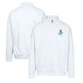 White Kansas City Royals Levelwear Murray Core Logo Quarter-Zip Pullover Top