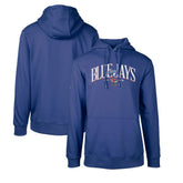 Royal Toronto Blue Jays Levelwear Cooperstown Collection Podium Retro Spellout Pullover Hoodie