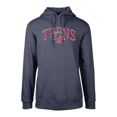 Navy Minnesota Twins Levelwear Cooperstown Collection Podium Retro Spellout Pullover Hoodie
