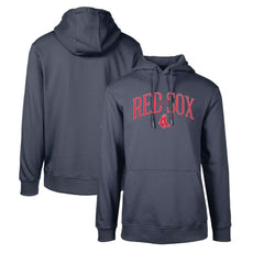 Navy Boston Red Sox Levelwear Cooperstown Collection Podium Retro Spellout Pullover Hoodie