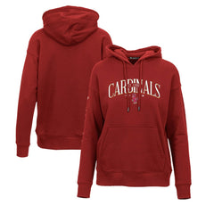 Red St. Louis Cardinals Levelwear Women's Adorn Cooperstown Collection Retro Spellout Pullover Hoodie