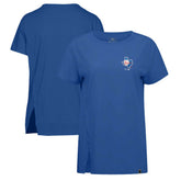Royal Texas Rangers Levelwear Women's Influx Cooperstown Core Logo T-Shirt