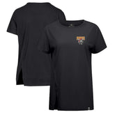 Black Pittsburgh Pirates Levelwear Women's Influx Cooperstown Core Logo T-Shirt