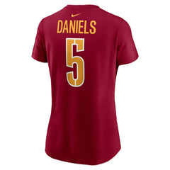 Jayden Daniels Women's Name & Number T-Shirt - Washington Commanders T-shirts