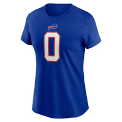 Keon Coleman Women's Player Name & Number T-Shirt - Buffalo Bills T-shirts