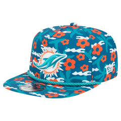 Wakey Wakey Golfer Snapback Hat - Miami Dolphins Hats