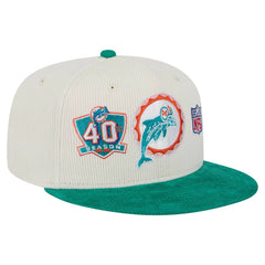 Throwback Corduroy 59FIFTY Fitted Hat - Miami Dolphins Hats