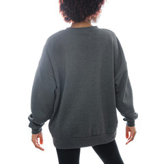 Gameday Couture Women's Oversized Long Weekend Premium Fleece Drop Shoulder Pullover Sweatshirt - Houston Texans Pullover