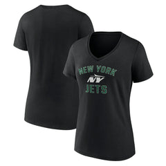 Women's Victory Arch V-Neck T-Shirt - New York Jets T-shirts