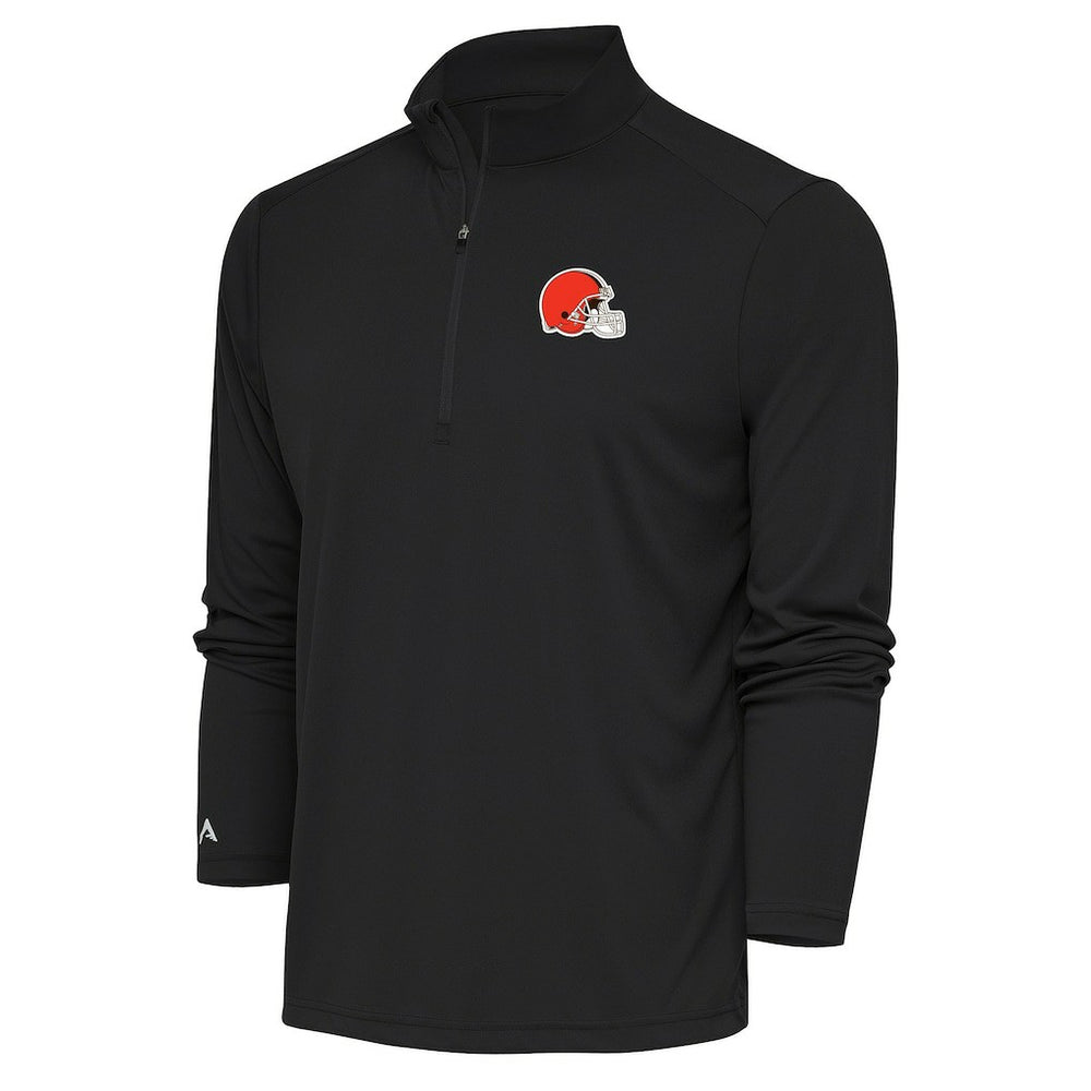 Antigua Tribute Quarter-Zip Pullover Top - Cleveland Browns Pullover