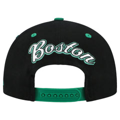 Mitchell & Ness Boston Celtics Backside Script 2-Tone Pro Crown Adjustable Hat