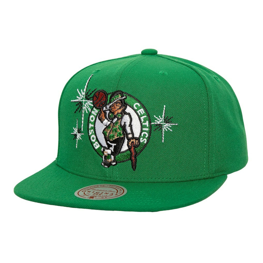 Mitchell & Ness Boston Celtics Starlight Snapback Hat