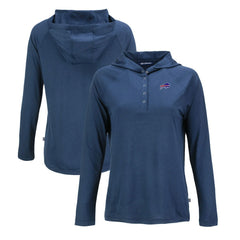 Cutter & Buck Women's Coastline Epic Comfort Eco Recycled Raglan Pullover Hoodie - Buffalo Bills Hoodies