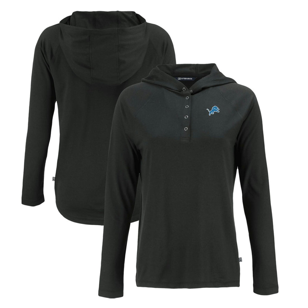 Cutter & Buck Women's Coastline Epic Comfort Eco Recycled Raglan Pullover Hoodie - Detroit Lions Hoodies