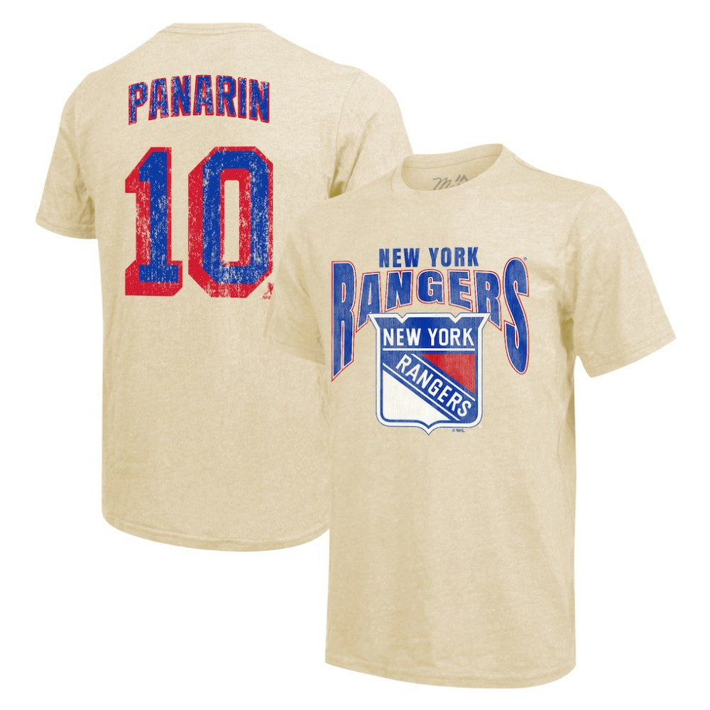 NHL Artemi Panarin New York Rangers Majestic Threads Dynasty Name & Number Tri-Blend T-Shirt