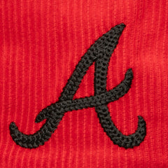 Red Mitchell & Ness Atlanta Braves Male Adult Corduroy Snapback Hat