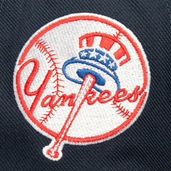 Navy New York Yankees Mitchell & Ness Double Up Snapback Hat