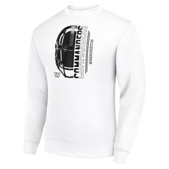 Starter Half Helmet Team Graphic Tri-Blend Fleece Pullover Sweatshirt - Washington Commanders Pullover