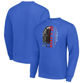 Starter Half Helmet Team Graphic Tri-Blend Fleece Pullover Sweatshirt - Buffalo Bills Pullover