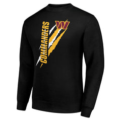 Starter Color Scratch Team Graphic Fleece Pullover Sweatshirt - Washington Commanders Pullover