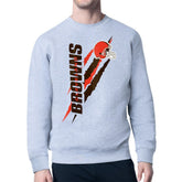 Starter Color Scratch Team Graphic Fleece Pullover Sweatshirt - Cleveland Browns Pullover