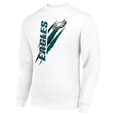 Starter Color Scratch Team Graphic Fleece Pullover Sweatshirt - Philadelphia Eagles Pullover