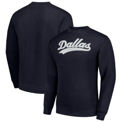 Starter Tailsweep Team Graphic Tri-Blend Fleece Pullover Sweatshirt - Dallas Cowboys Pullover