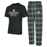 Brooklyn Nets Concepts Sport Vector Top & Flannel Pants Sleep Set