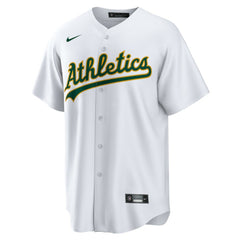 White Zack Gelof Athletics Nike Home Replica Jersey