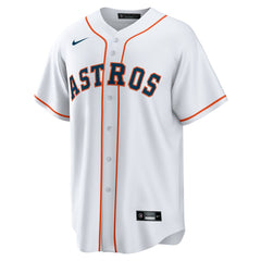 White Yainer Diaz Houston Astros Nike Home Replica Jersey