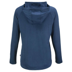 Navy Boston Red Sox Cutter & Buck Women's Stars And Stripes Coastline Epic Comfort Eco Recycled Hoodie Raglan Long Sleeve T-Shirt