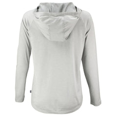 Gray Philadelphia Phillies Cutter & Buck Women's Cooperstown Collection Coastline Epic Comfort Eco Recycled Hoodie Raglan Long Sleeve T-Shirt