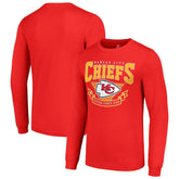 Starter '80s Inspired Team Logo Long Sleeve T-Shirt - Kansas City Chiefs T-shirts