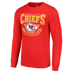 Starter '80s Inspired Team Logo Long Sleeve T-Shirt - Kansas City Chiefs T-shirts