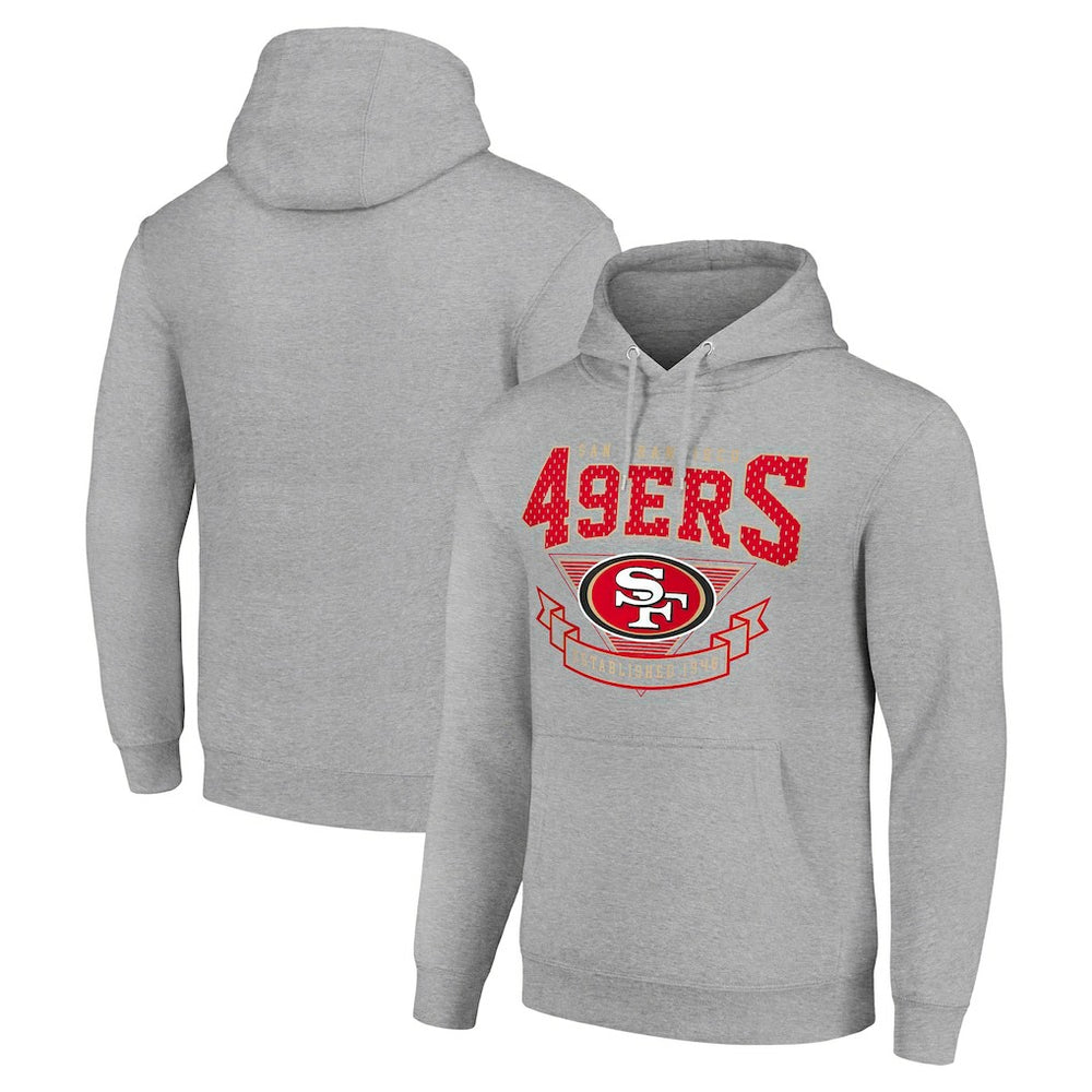 Starter ‘80s Inspired Pullover Hoodie - San Francisco 49ers Hoodies